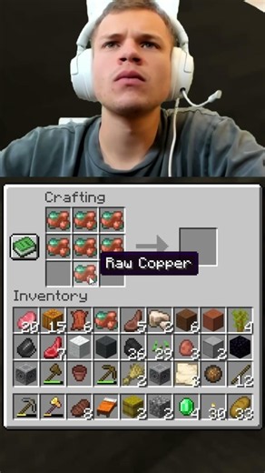 streamers trying to craft in minecraft