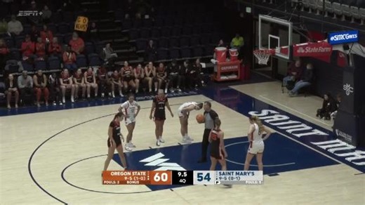 Oregon State Beavers vs. Saint Mary's Gaels: Game Highlights - ESPN Video