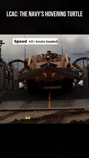 US Navy air-cushion tank carrier