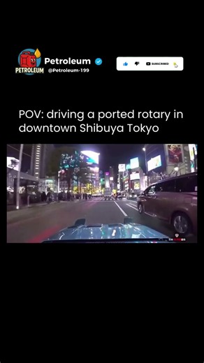 Driving a ported rotary in downtown tokyo