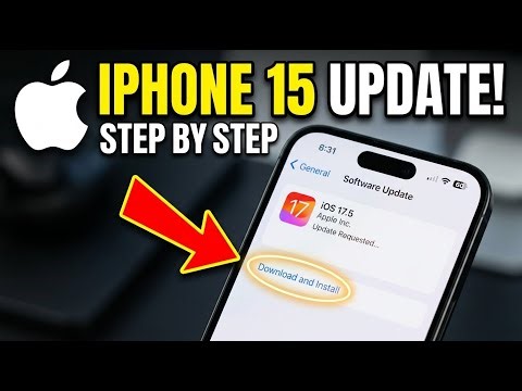 How to install iPhone 15 software update with Apple - Step By Step