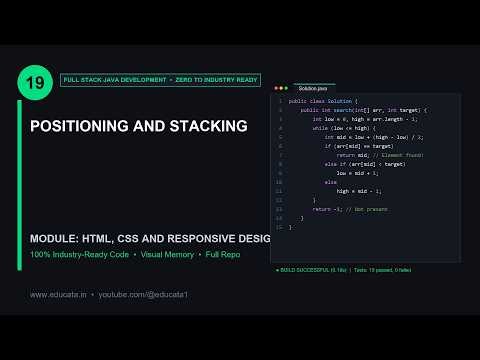 FS-019: Positioning and Stacking | Full Stack Java