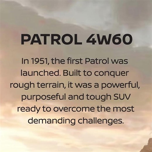 The story of the Nissan Patrol is where the legend began, forging the very DNA of our SUV dominance.