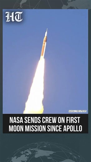 NASA Artemis II: First Crewed Moon Mission Since Apollo 1972 Takes Off | #shorts