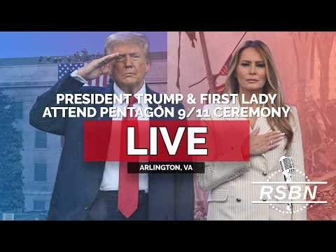 REPLAY: President Trump & First Lady Participate in 9/11 Pentagon Observance Ceremony - 09/11/26