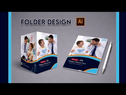 Professional Presentation Folder Design in Illustrator | Step-by-Step Tutorial
