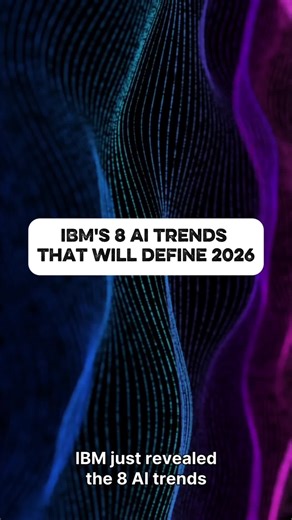 IBM researchers just revealed 8 AI trends that will define 2026—and most people are missing the implications of #4. The 8 Trends: \t1.\tMulti-Agent Orchestration → Teams of specialized AI agents working together → Planner decomposes goals, workers execute, critic evaluates → Cross-checking and verification built-in \t2.\tDigital Labor Workforce → Autonomous agents parsing tasks and executing workflows → Human-in-the-loop oversight and correction → Force-multiplying effect on human capability \t3