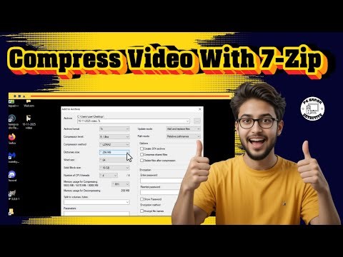 How To Compress Video With 7-Zip | Reduce File Size Without Losing Quality (2025)