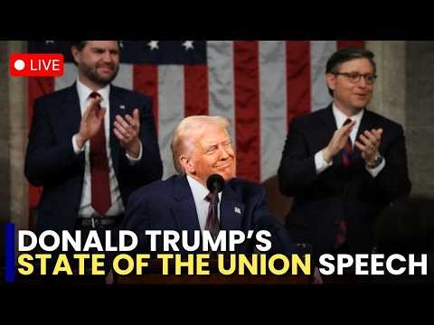 Live: Donald Trump Delivers State Of The Union Speech | Trump's State Of The Union Address 2025