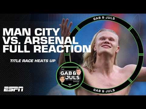 ‘WE HAVE A TITLE RACE!’ Man City make Premier League statement vs. Arsenal | ESPN FC