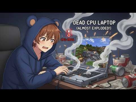 I played a Minecraft Clone on a DEAD CPU... (It almost exploded!)