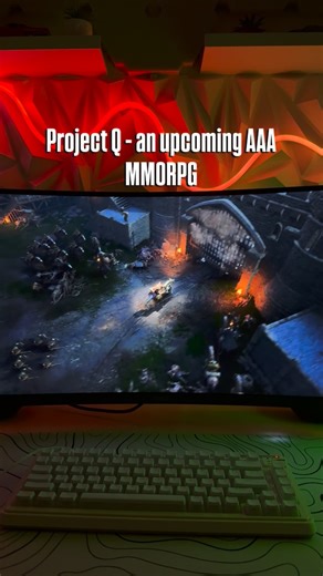 LazyFoxPlays on Instagram: "🎮 Project Q Next-gen open-world MMORPG built in Unreal Engine 5 🧊⚔️ Norse-inspired world • Cross-play PC + Mobile #pcgaming #gaming"