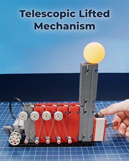 Auto LEGO Lifted Mechanism 🚗⬆️ | Simple Technic Engineering