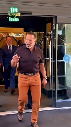 Arnold Schwarzenegger Coming With Full Security #arnoldschwarzenegger