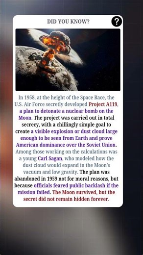 Project A119: The Shocking Truth