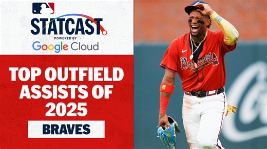 Braves' Top 5 outfield assists of 2025