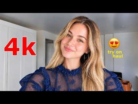 4K Lingerie Try On Haul See Everything Sheer Transparent Micro Bikini & See-through Dresses with me