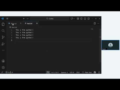 Python 4 PM Batch Error & JSON Handling Training : Session 9