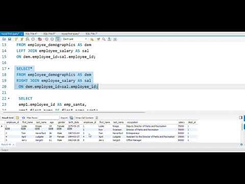 SQL Joins & Data Analysis Practice | Employee Database Example