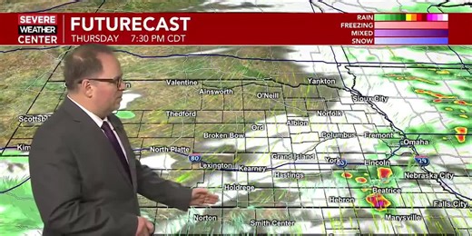 Some strong storms, some rain and a little bit of snow will all possible this evening/overnight