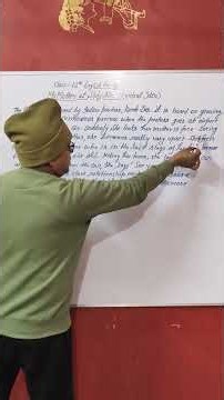 My Mother at Sixty Six Central idea | Class 12 | Central idea 2025 kaise likh | English Important