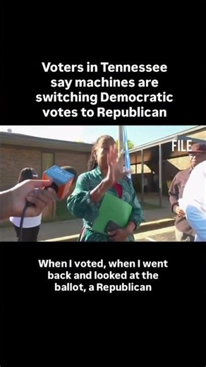 Tennessee Voters Report Votes SWITCHING?! #Tennessee #VotingMachines #LamontTyson