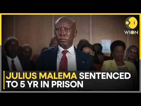 Julius Malema Sentenced To 5 Years In Jail: Major Blow To South Africa’s Opposition Leader | WION