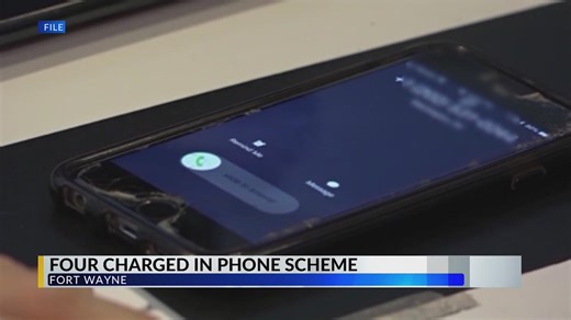 4 charged in $23k mobile phone theft scheme