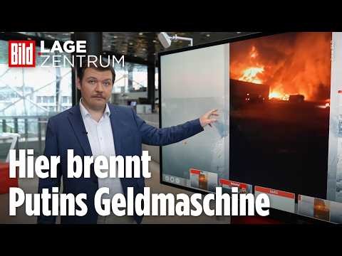 RUSSLANDS ÖL BRENNT: Darum riskiert Selenskyj den Bruch mit Trump! | BILD Lagezentrum
