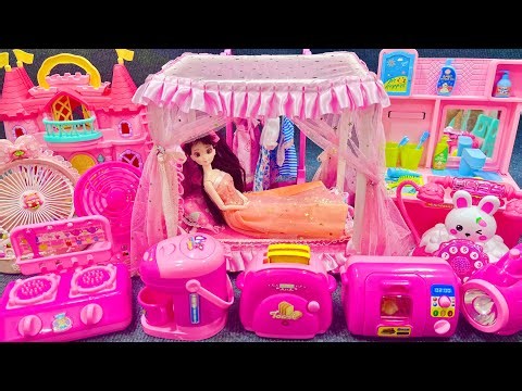 8 Minutes Satisfying with Unboxing Barbie Doll Dream House Collection Review Toys｜ASMR