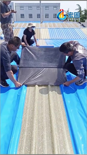 Self-Adhesive Bituminous Waterproof Membrane: The Ultimate Solution for Color Steel Roofs!#rooftop#Waterproofing#Waterproofexpert#buildingmaterials #waterproofmembrane