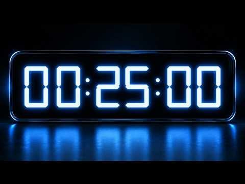 25 Minute Timer | Countdown Timer with Alarm