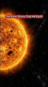 The Solar Storm That Hit Earth ☀️