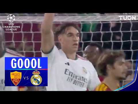 ¡SE ACERCAN! Gol de Espí | AS Roma vs Real Madrid | UEFA Champions League - Jornada 2 2026-27 | TUDN