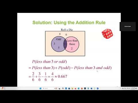 Statistics: Mutually exclusive event and use the Addition Rule to find the probability of two events