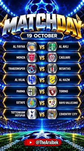 MATCHDAY 🔥 Football Fixtures Today | Tottenham, Juventus, Al Hilal & More
