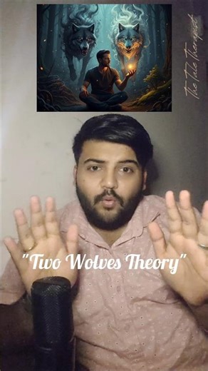 Two Wolves Theory 🐺🐺 #twowolves #motivation #story #storytime