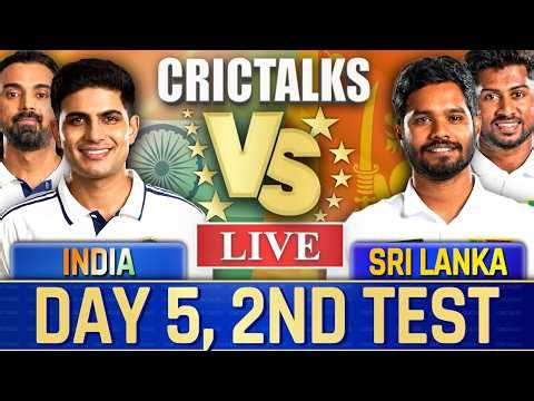 🔴 IND vs SL, Day 5, 2nd Test, Live Match Today, Live Cricket Score Commentary, India v Sri Lanka
