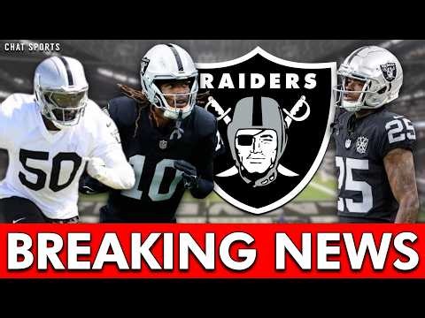 Raiders BREAKING NEWS GALORE After NFL Roster Cuts + Updated Raiders Practice Squad After Signing!