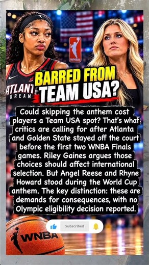 WNBA Anthem Debate Escalates #WNBAFinals #RileyGaines
