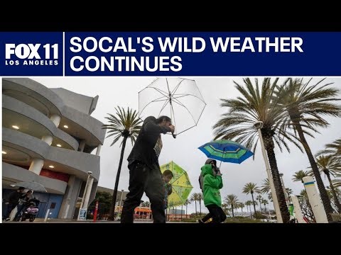 Tracking the NYE storm in SoCal