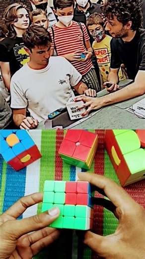 Rubik's Cube solve world record#rubikscube#cubing#ytshorts