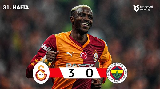 Galatasaray (3-0) Fenerbahçe - Highlights/Özet | Trendyol Süper Lig - 2025/26