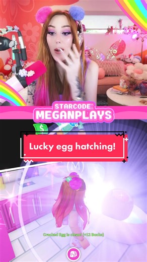 Hatching a “lucky” egg in Adopt Me! #adoptme #roblox @playadoptme @roblox