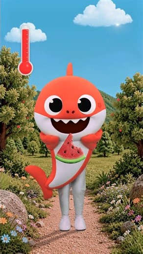 How to stay cool this summer #babyshark #shorts