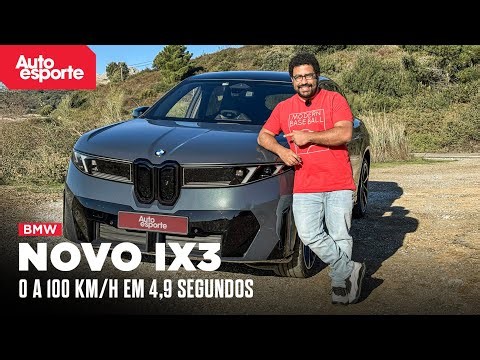 NOVO BMW iX3 é SUV ELÉTRICO com ‘SUPERCÉREBRO’ e TELA de 43 POLEGADAS no para-brisa
