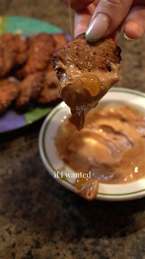 Protein Oatmeal Chips Recipe with Peanut Butter Dip (Air Fryer)