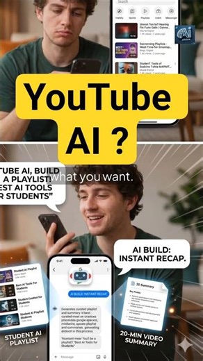 YouTube’s New AI Chatbot Changes Everything 🤯| AI Update #ainews #aiupdates #youtube #googleai #tech