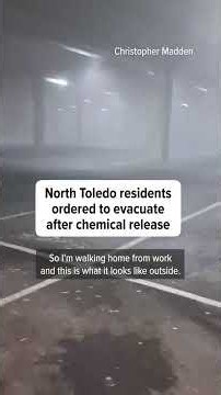 North Toledo residents ordered to evacuate after chemical release at tank terminal
