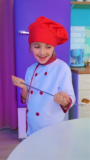 Cake Revealed with a Magic Fork! 🎉🍰 Fun Experiment for Kids